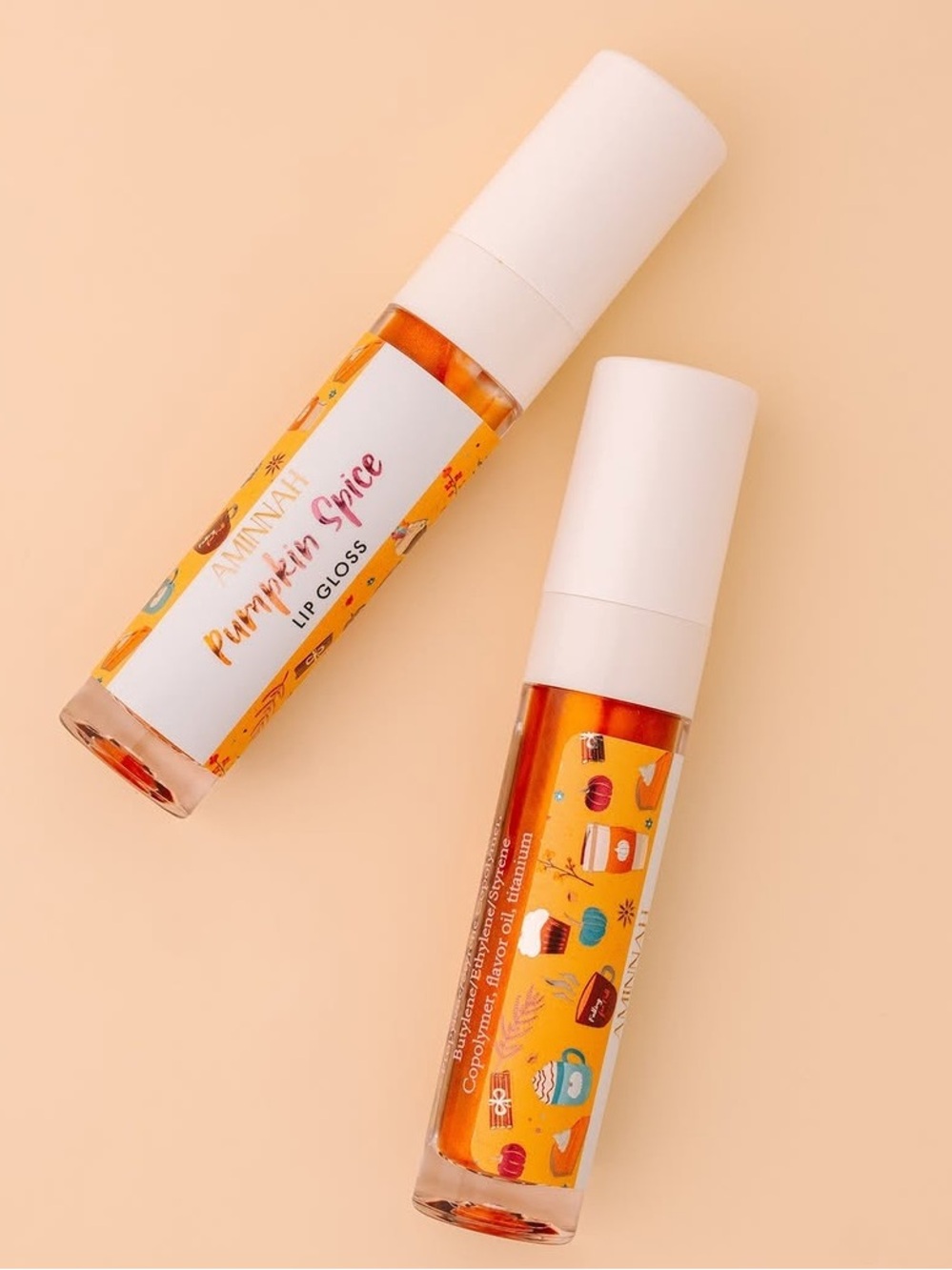 Aminnah Pumpkin Spice Lip Gloss NEW